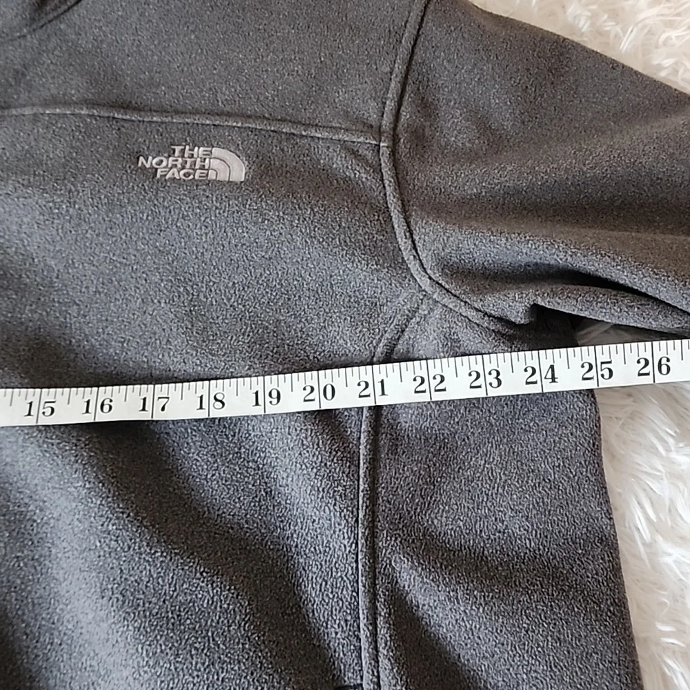 The North Face Men's Gray Full Zip Fleece Jacket Pullover
